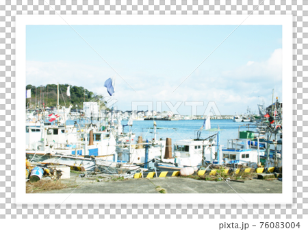 フィルム写真　ノスタルジー　漁村 76083004