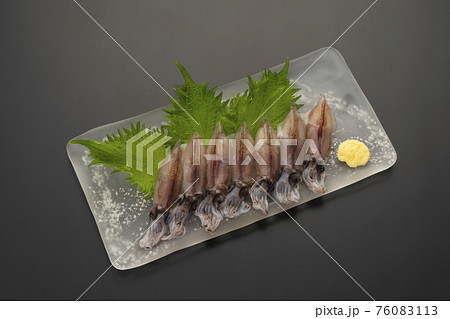 生ホタルイカ　お刺身　イメージ 76083113