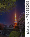 桜と東京タワーと星の軌跡 桜と東京タワーと星の軌跡 76083209