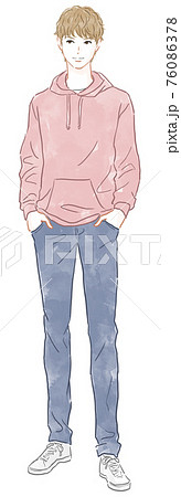 Casual Fashion Men Stock Illustration