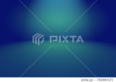 Abstract Luxury gradient Blue background. Smooth Dark blue with Black vignette Studio Banner. 76086425