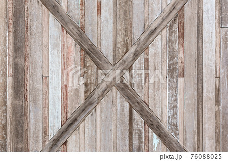 Wood plank wall texture for background. Full Frame 76088025