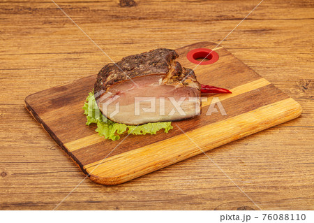 Homemade Smoked pork peat with spices Homemade Smoked pork peat with spices 76088110