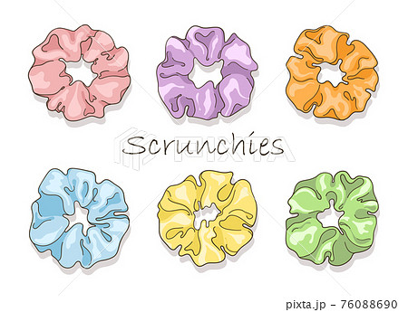 Hair Scrunchies Vectorのイラスト素材