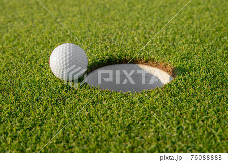 golf ball on golf course golf ball on golf course 76088883