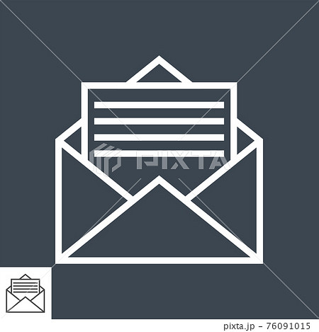 Mail Line Icon Mail Line Icon 76091015