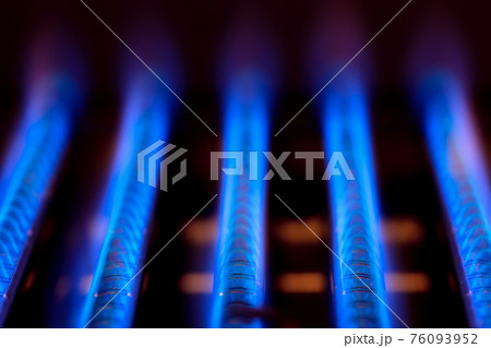 Burning of natural gas in water heater furnace Burning of natural gas in water heater furnace 76093952
