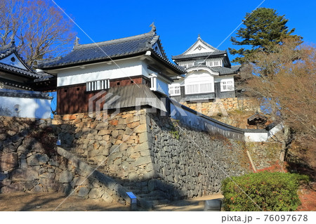 【岡山県】冬の備中松山城 76097678