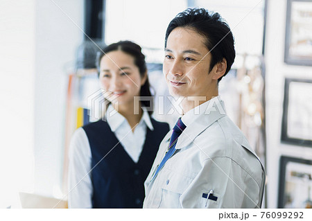 ビジネス　作業服　男女 76099292