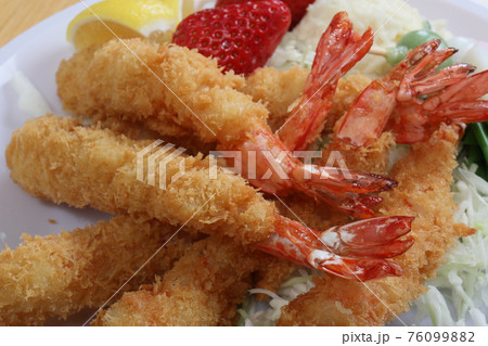 エビフライ 盛り付け エビフライ 盛り付け 76099882