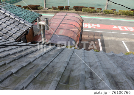 台風の風で飛んだ車庫屋根修理 台風の風で飛んだ車庫屋根修理 76100766