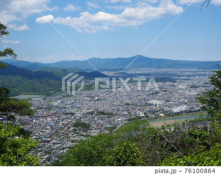 京都嵯峨野・嵐山の嵐山ハイキング風景 京都嵯峨野・嵐山の嵐山ハイキング風景 76100864