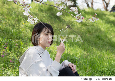 ワインはお花見にも合うと思うbyクリエイターの個人的意見 ワインはお花見にも合うと思うbyクリエイターの個人的意見 76100936