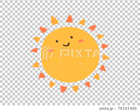 Cute sun / hand-drawn illustration material Cute sun / hand-drawn illustration material 76101400