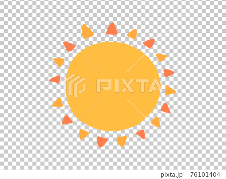 Cute sun / hand-drawn illustration material Cute sun / hand-drawn illustration material 76101404