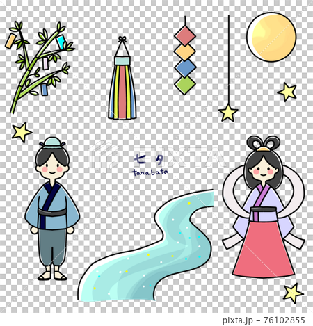 Illustration of Orihime and Hikoboshi 76102855
