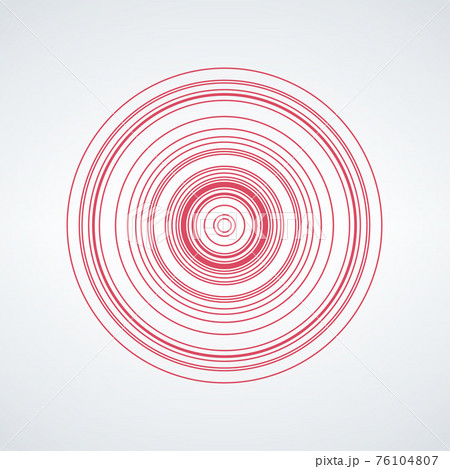 Concentric Circle Elements Backgrounds. Abstract circle. Black and white graphics. Vector illustration 76104807