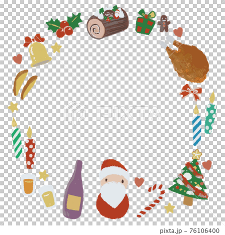 Christmas frame circle 76106400