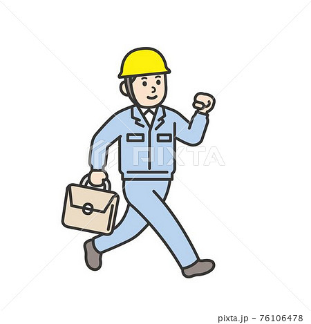 工事現場で作業をしている人たち 76106478