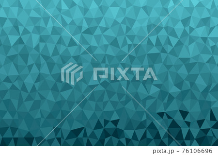 Polygonal blue mosaic background. Abstract low poly vector illustration. Triangular pattern in halftone style. Template geometric business design with triangle for poster, banner, card, flyer 76106696