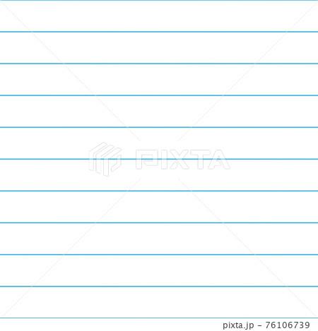 Grid paper. Abstract striped background with color horizontal lines. Geometric seamless pattern for school, wallpaper, textures, notebook. Lined paper blank on transparent background. 76106739