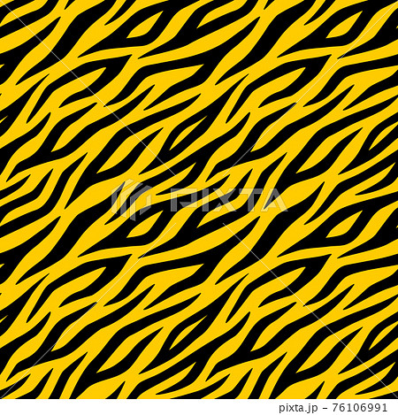 虎柄のシームレスパターン背景素材のイラスト素材