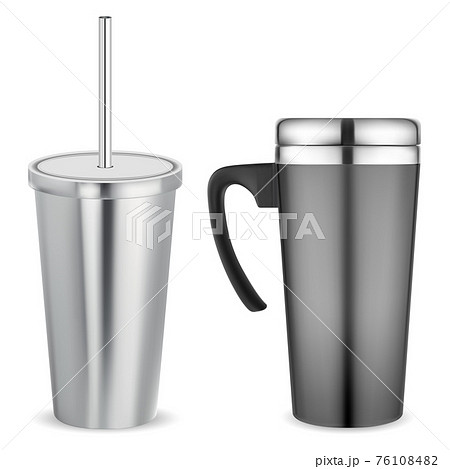 Thermo mug, metal travel cup. Stainless cup vacuum 76108482