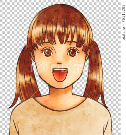 子どものあいうべ体操「べ」 76113292