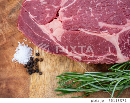 Beef steak cooked for barbecue Beef steak cooked for barbecue 76113371