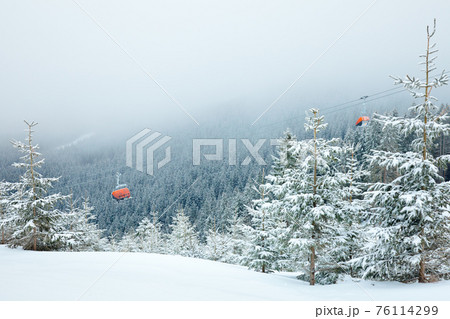 Ski lift in Tatras 76114299