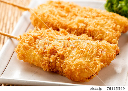 串カツ(串揚げ)。 76115549