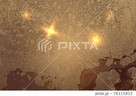 Vinatge abstract brown and gold marble pattern with sparkles 76115812