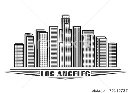 Vector illustration of Los Angeles 76116727