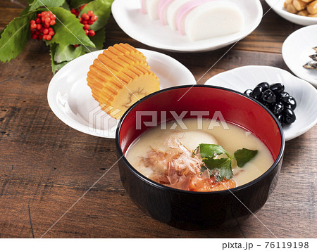京風お雑煮とおせち料理 京風お雑煮とおせち料理 76119198