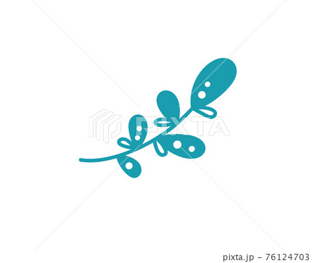Summer vector leaf illustration bouquet. Scandinavian Branch of bluebell flower spring isolated on white background. Meadow herb. Hand drawn doodle ink sketch. Color design Summer vector leaf illustration bouquet. Scandinavian Branch of bluebell flower spring isolated on white background. Meadow herb. Hand drawn doodle ink sketch. Color design 76124703