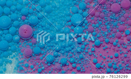 Colorful blue purple bubbles surface wallpaper themes background, multicolor space universe concept 76126299
