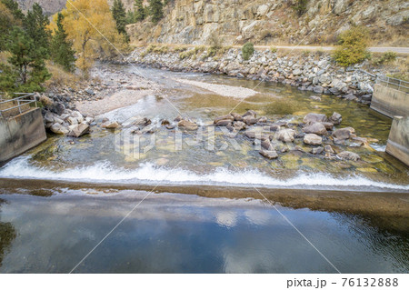 water diversion dam in mountain canyon water diversion dam in mountain canyon 76132888