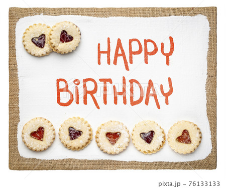Happy Birthday greeting card Happy Birthday greeting card 76133133