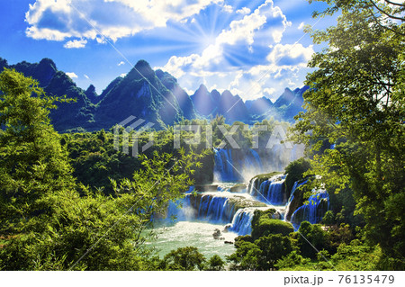 南寧の徳天の滝 南寧の徳天の滝 76135479