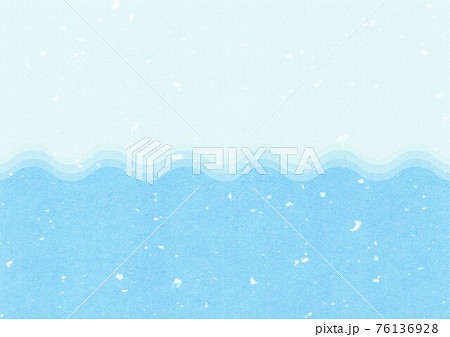 青和紙波模様のイラスト素材 青和紙波模様のイラスト素材