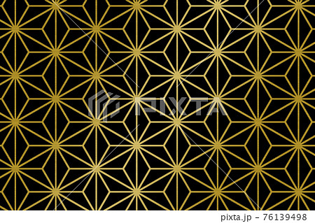 メタリックな背景 長方形 ブラック&ゴールド 麻模様 メタリックな背景 長方形 ブラック&ゴールド 麻模様 76139498