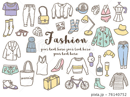 服のイラスト_単体01 76140752