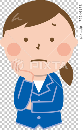 一個穿著夾克西裝做麻煩手勢的女人（無面具版） 76144178