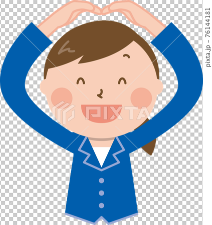 一個穿著夾克西裝做圓形手勢的女人(無面具版) 一個穿著夾克西裝做圓形手勢的女人(無面具版) 76144181