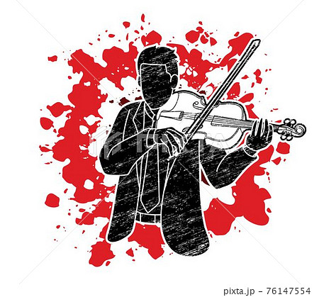 Violin Musician Orchestra Instrument Graphic Vector 76147554
