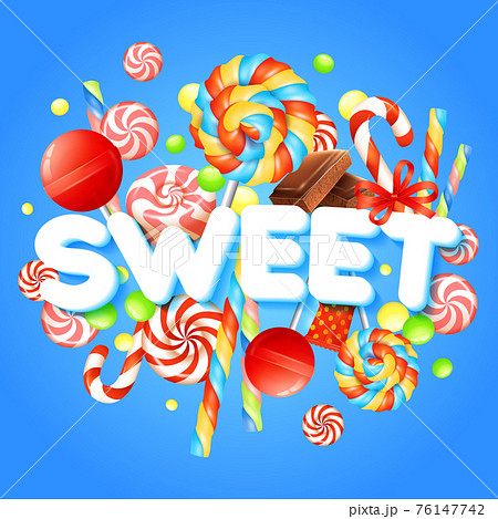 Sweet Realistic Illustration 76147742