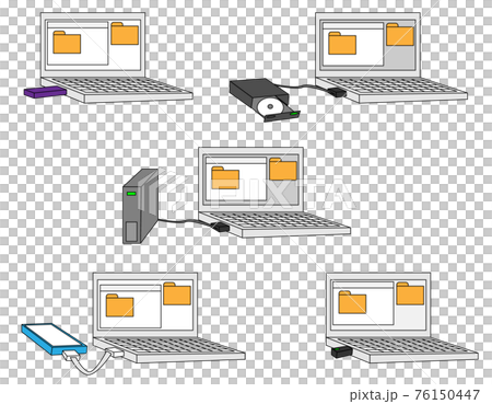 パソコンと接続したデバイス_pcdevice 76150447