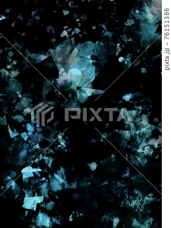 暗闇に水色の光る宝石テクスチャ背景のイラスト素材