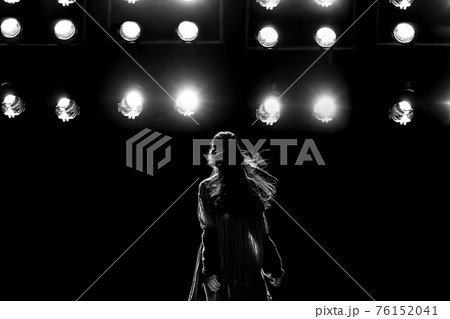 Fashion Show, Catwalk Runway Event, Fashion Week themed photograph. Models walking fashion show finale. Fashion Show, Catwalk Runway Event, Fashion Week themed photograph. Models walking fashion show finale. 76152041