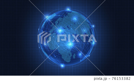 Business concept of Global network connection Business concept of Global network connection 76153382